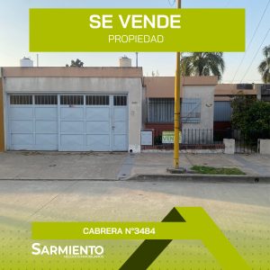Casa en venta por Cabrera 3484, San Francisco, Córdoba.